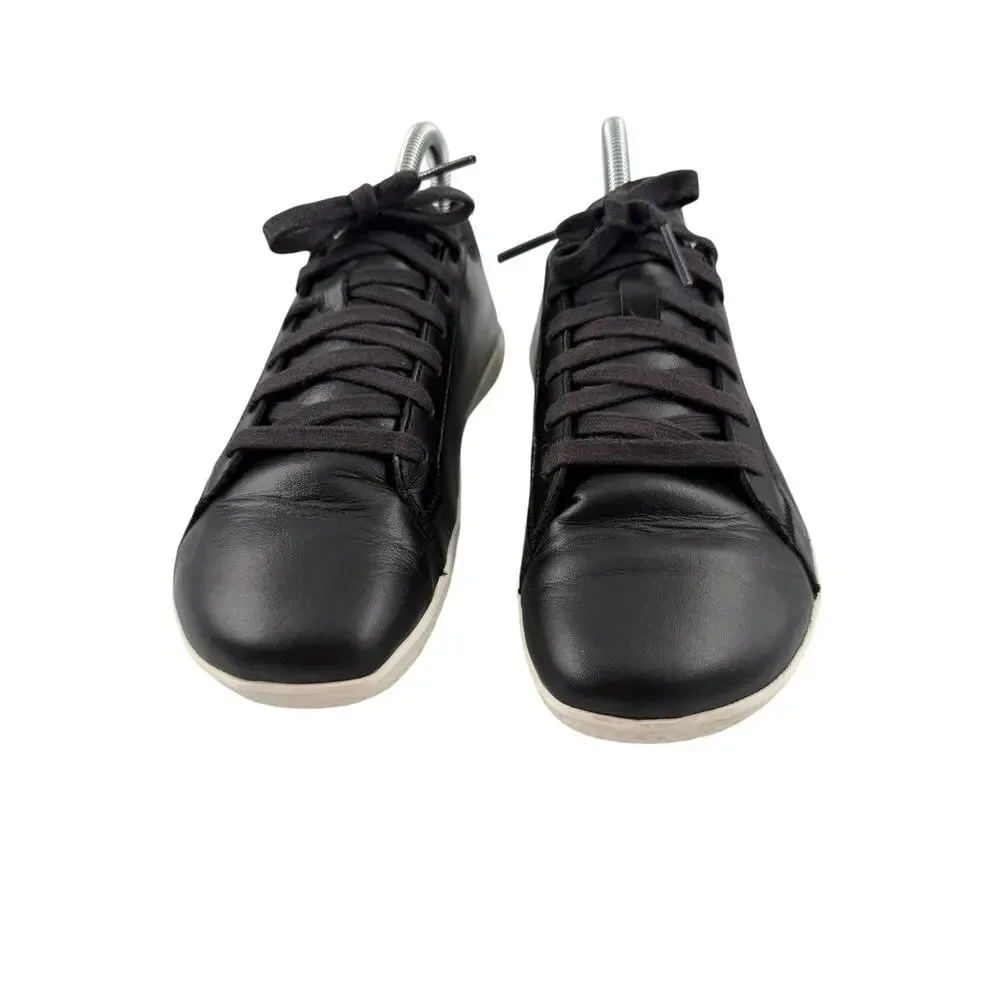 Vivobarefoot Geo Court II Men Black Leather Barefoot Sneakers EU 37 US 4.5 Minim